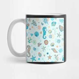 Underwater world pattern Mug